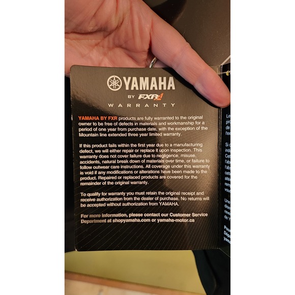 Yamaha OCTANE FXR Mens‎ Black/blue Winter Jacket. Riding/snowmobile. Medium.NWT - Picture 5 of 10